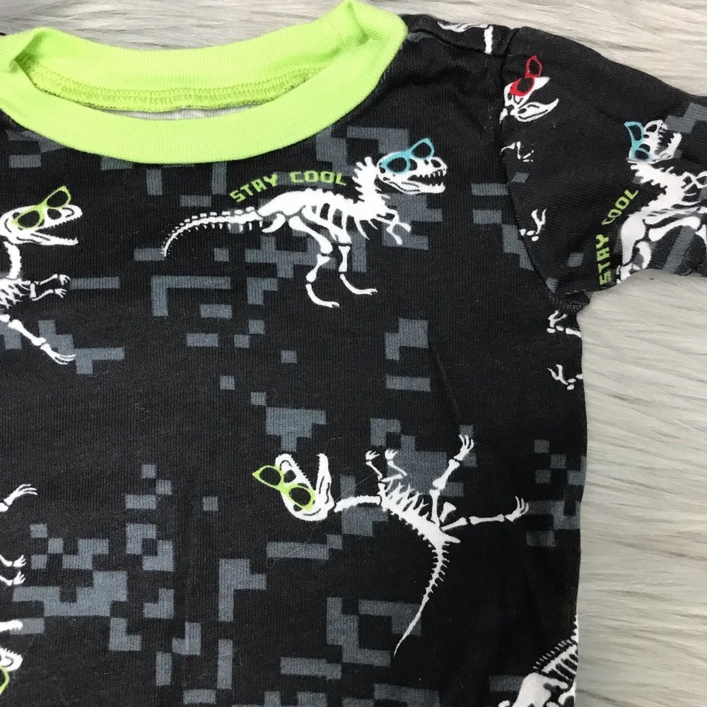 The Children’s Place2-Pc Cotton Dinosaur Pajamas Size 3-6 Months